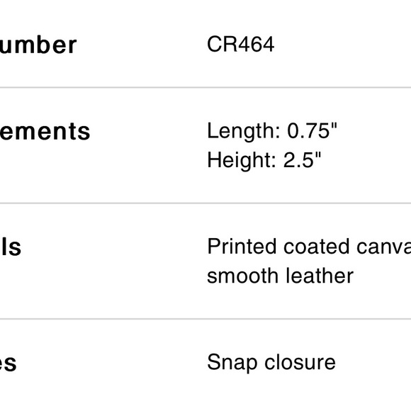 Key Chain- Coach Cherry Print - Picture 6 of 6